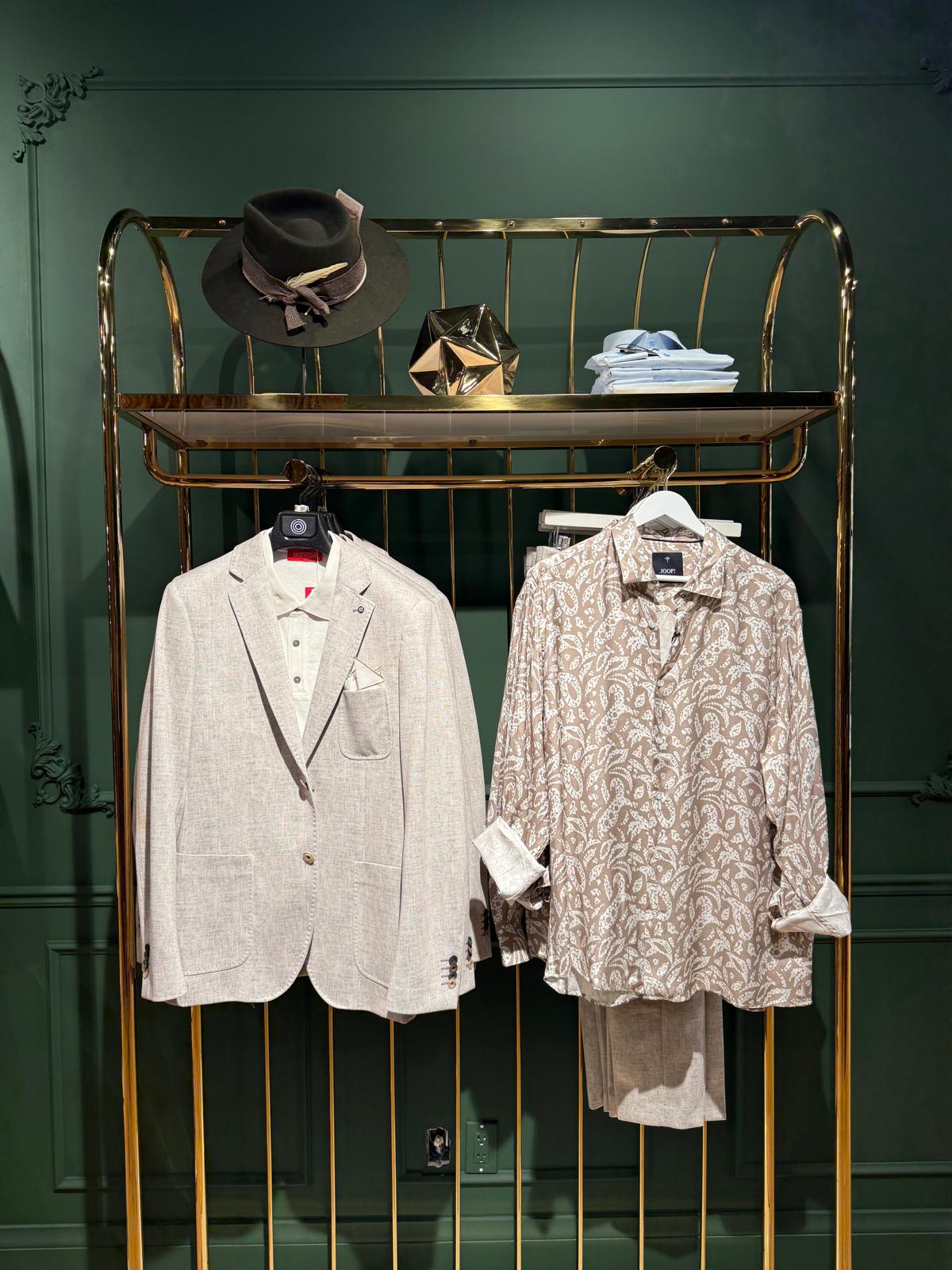 Armor House clothing rack